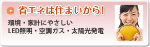 省エネは住まいから